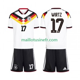 Maillot de Foot Allemagne Florian Wirtz 17 World Cup Domicile 2026 - Enfant